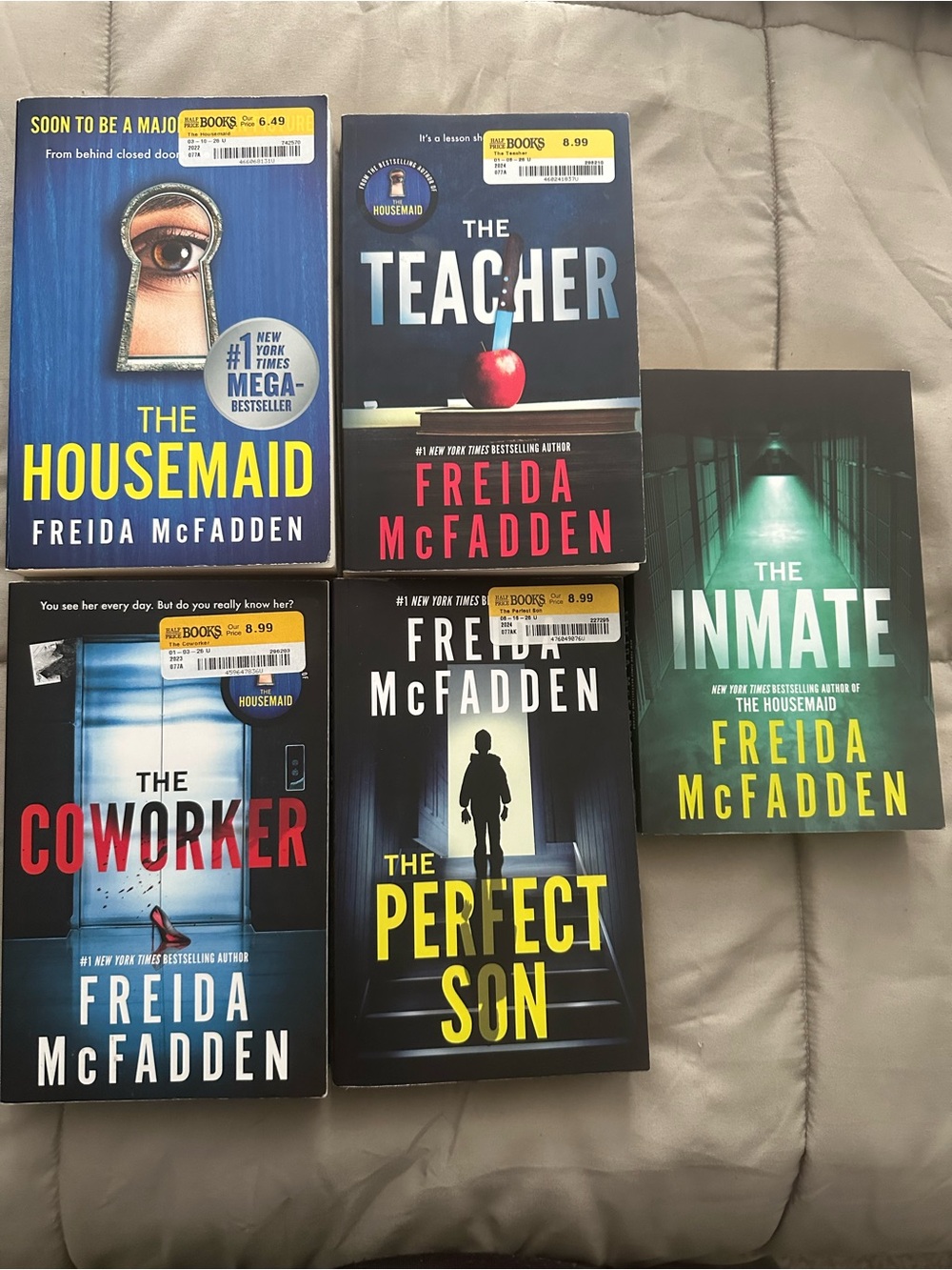 Bundle of 5 Freida McFadden books